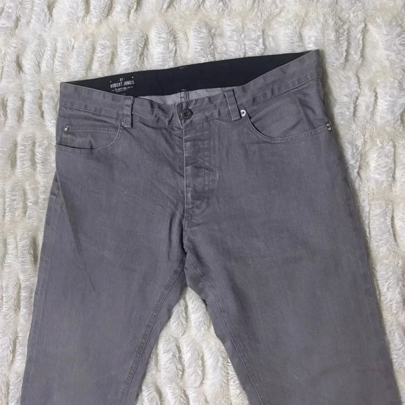 BY ROBERT JAMES NY Men’s Gray Skinny Jeans - Picture 3 of 14